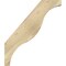 Ekena Millwork 4"W x 26"D x 30"H Funston Rough Sawn Knee Brace, Douglas Fir BRC04X26X30FST00RDF - alternate 2